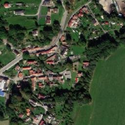 Satellite imagery of [Ledenice] church t., CZ