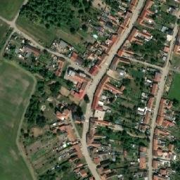 Satellite imagery of [Pouzdřany] church t., CZ