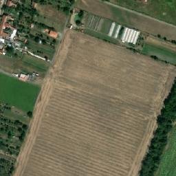 Satellite imagery of [Pouzdřany] church t., CZ