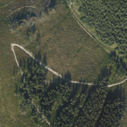 Satellite imagery of cairn, SK