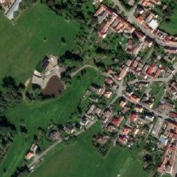 Satellite imagery of [Ledenice] church t., CZ