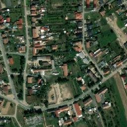 Satellite imagery of [Vlasatice] church t., CZ