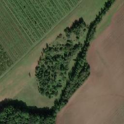 Satellite imagery of [Horní Němčí] church t., CZ