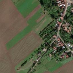 Satellite imagery of [Horní Němčí] church t., CZ