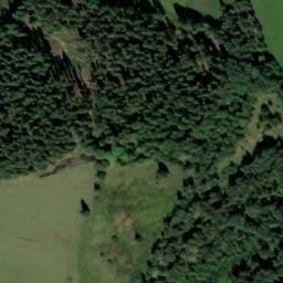 Satellite imagery of Svatá Magdalena [Volary] church t., CZ