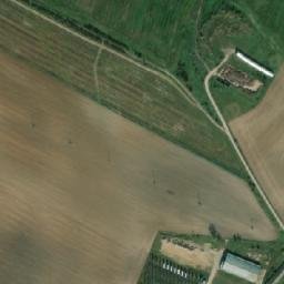 Satellite imagery of [Plenkovice] church t., CZ