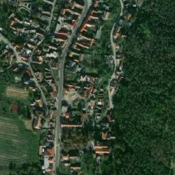 Satellite imagery of [Hluboké Mašůvky] church t., CZ