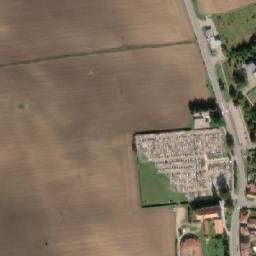 Satellite imagery of [Ratíškovice] church t., CZ