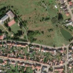 Satellite imagery of [Ratíškovice] church t., CZ