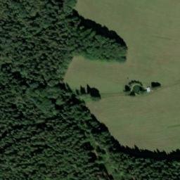 Satellite imagery of Svatá Magdalena [Volary] church t., CZ