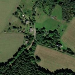 Satellite imagery of Svatá Magdalena [Volary] church t., CZ