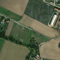 Satellite imagery of [Plenkovice] church t., CZ