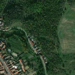Satellite imagery of [Plenkovice] church t., CZ