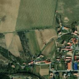 Satellite imagery of [Tvořihráz] castle sanctus t., CZ