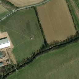 Satellite imagery of [Tvořihráz] castle sanctus t., CZ