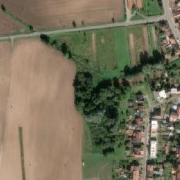 Satellite imagery of [Ratíškovice] church t., CZ