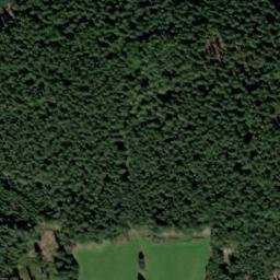 Satellite imagery of Svatá Magdalena [Volary] church t., CZ