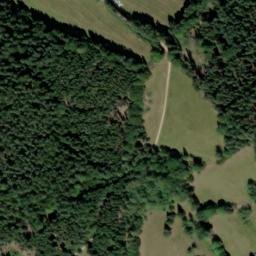 Satellite imagery of Svatá Magdalena [Volary] church t., CZ