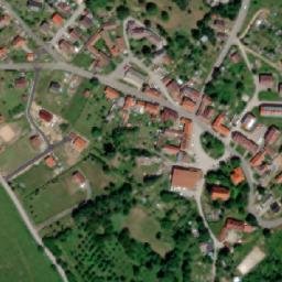 Satellite imagery of [Ktiš] church t., CZ