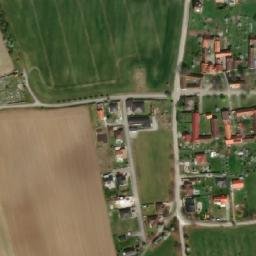 Satellite imagery of [Vrábče] church t., CZ