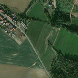 Satellite imagery of [Plenkovice] church t., CZ