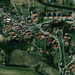 Satellite imagery of [Tvořihráz] castle sanctus t., CZ