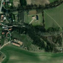 Satellite imagery of [Tvořihráz] castle sanctus t., CZ