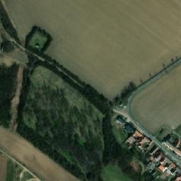 Satellite imagery of [Kyjovice] church t., CZ