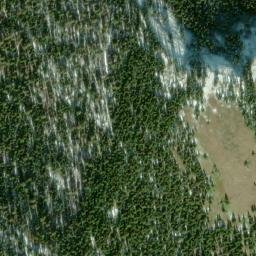 Satellite imagery of Ruby Ridge, US