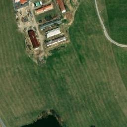 Satellite imagery of [Vrábče] church t., CZ