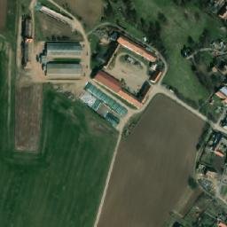 Satellite imagery of [Kyjovice] church t., CZ