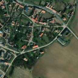 Satellite imagery of [Kyjovice] church t., CZ