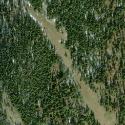 Satellite imagery of Ruby Ridge, US
