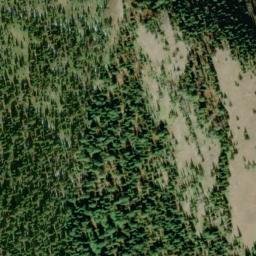 Satellite imagery of Ruby Ridge, US