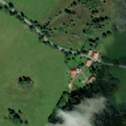 Satellite imagery of [Křišťanov] church t., CZ