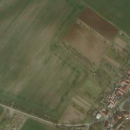 Satellite imagery of [Dolenice] chapel sanctus t., CZ