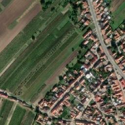 Satellite imagery of [Čejkovice] church t., CZ