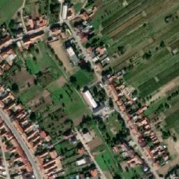 Satellite imagery of [Čejkovice] church t., CZ