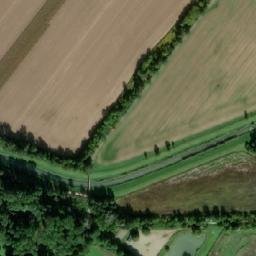 Satellite imagery of Šohaj [Strážnice na Moravě] textil factory chimney, CZ