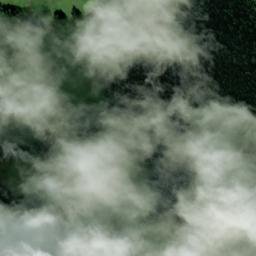 Satellite imagery of [Křišťanov] church t., CZ