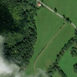 Satellite imagery of [Křišťanov] church t., CZ