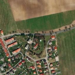 Satellite imagery of Husův sbor [Křemže] church t., CZ