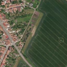 Satellite imagery of [Starovičky] church t., CZ