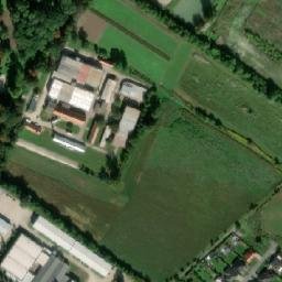 Satellite imagery of Šohaj [Strážnice na Moravě] textil factory chimney, CZ