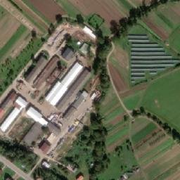 Satellite imagery of [Strání] church t., CZ