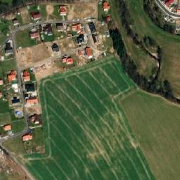 Satellite imagery of [Křemže] church t., CZ