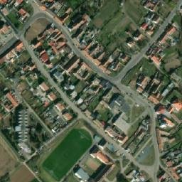 Satellite imagery of [Prosiměřice] church t., CZ