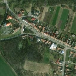 Satellite imagery of [Oleksovice] church t., CZ