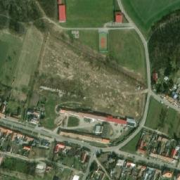 Satellite imagery of [Oleksovice] church t., CZ