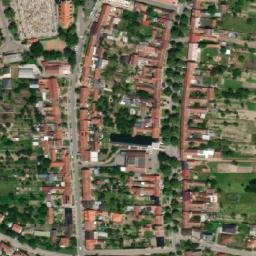 Satellite imagery of [Velké Pavlovice] church t., CZ